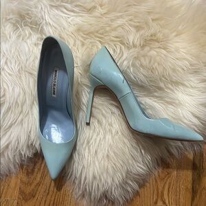 Manolo Blahnik Women's Blue Heels